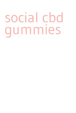 social cbd gummies