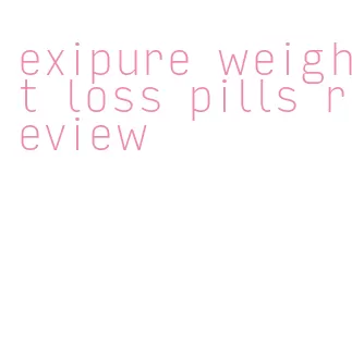 exipure weight loss pills review