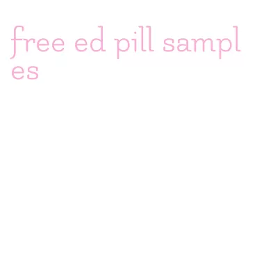 free ed pill samples