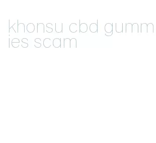 khonsu cbd gummies scam