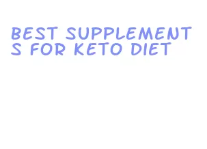 best supplements for keto diet