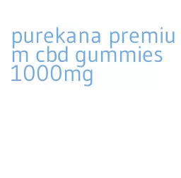 purekana premium cbd gummies 1000mg