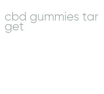 cbd gummies target