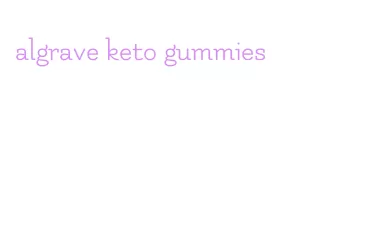 algrave keto gummies