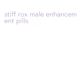 stiff rox male enhancement pills