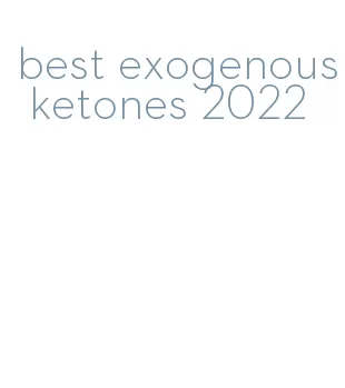 best exogenous ketones 2022