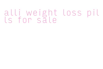 alli weight loss pills for sale