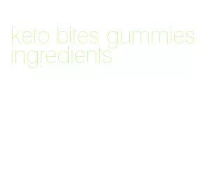 keto bites gummies ingredients