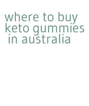 where to buy keto gummies in australia