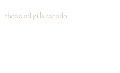 cheap ed pills canada