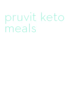 pruvit keto meals