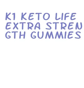 k1 keto life extra strength gummies