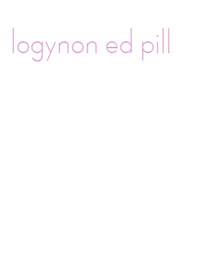 logynon ed pill