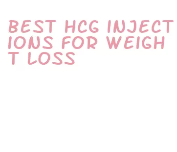 best hcg injections for weight loss