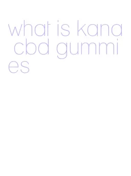 what is kana cbd gummies