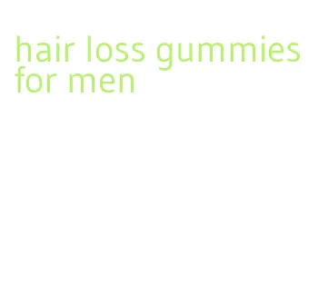 hair loss gummies for men