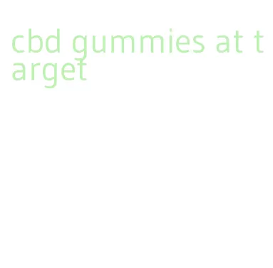 cbd gummies at target