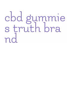 cbd gummies truth brand