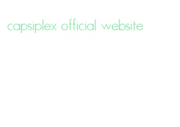 capsiplex official website