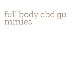 full body cbd gummies