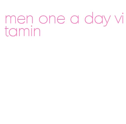 men one a day vitamin