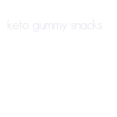 keto gummy snacks