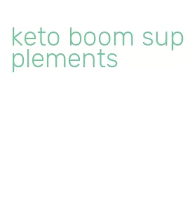 keto boom supplements