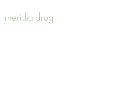 meridia drug