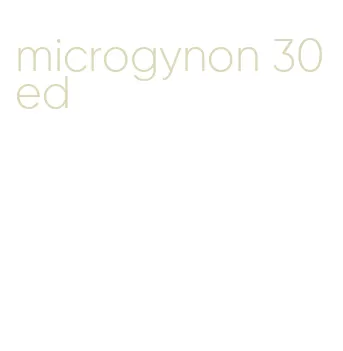 microgynon 30 ed