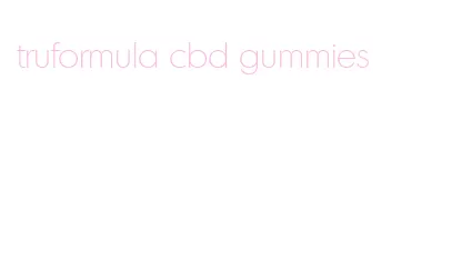 truformula cbd gummies