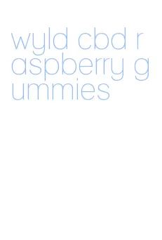 wyld cbd raspberry gummies