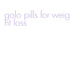 golo pills for weight loss