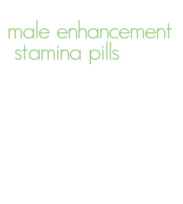 male enhancement stamina pills