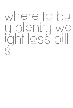 where to buy plenity weight loss pills