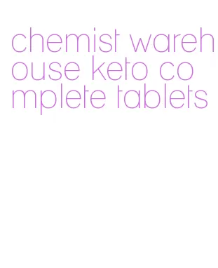 chemist warehouse keto complete tablets