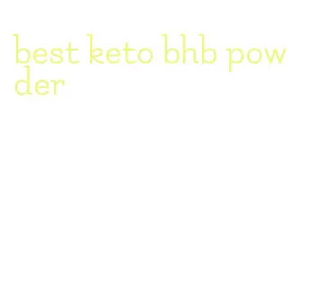 best keto bhb powder