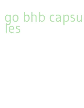 go bhb capsules