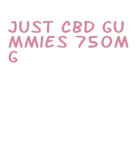 just cbd gummies 750mg