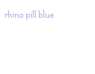 rhino pill blue