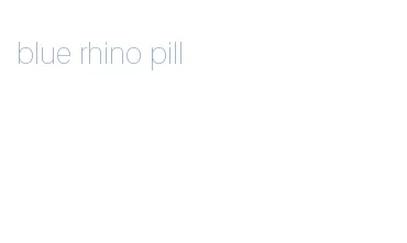 blue rhino pill