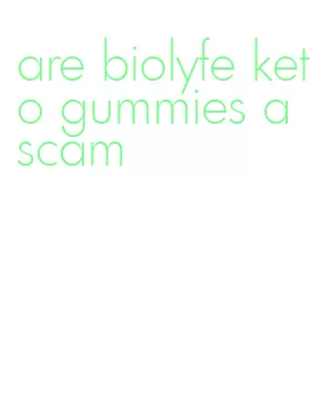 are biolyfe keto gummies a scam