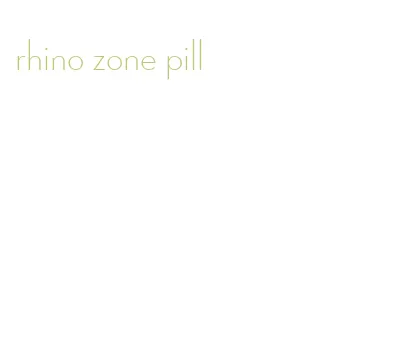 rhino zone pill