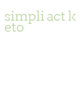 simpli act keto