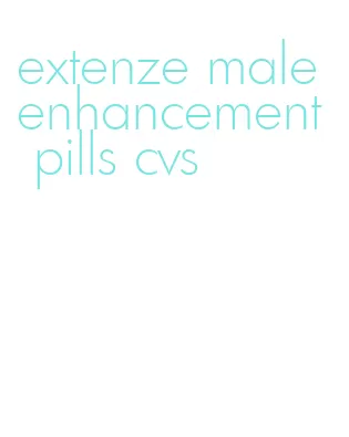 extenze male enhancement pills cvs