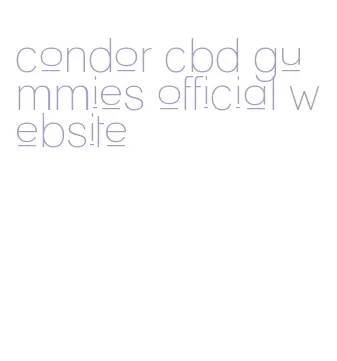 condor cbd gummies official website