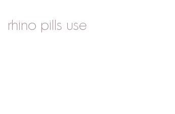 rhino pills use