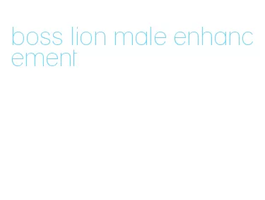 boss lion male enhancement