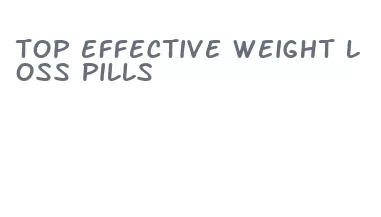 top effective weight loss pills