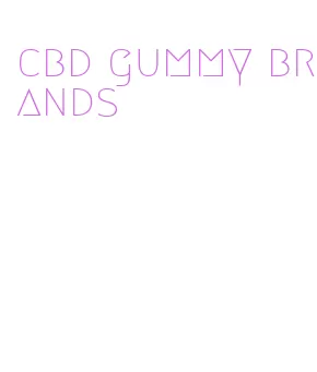 cbd gummy brands