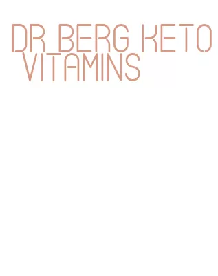 dr berg keto vitamins